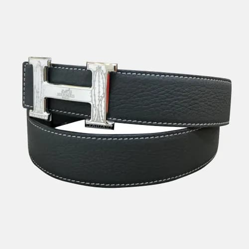 Hermes 2019 Mens Business Initial Logo Togo Leathe… - 1