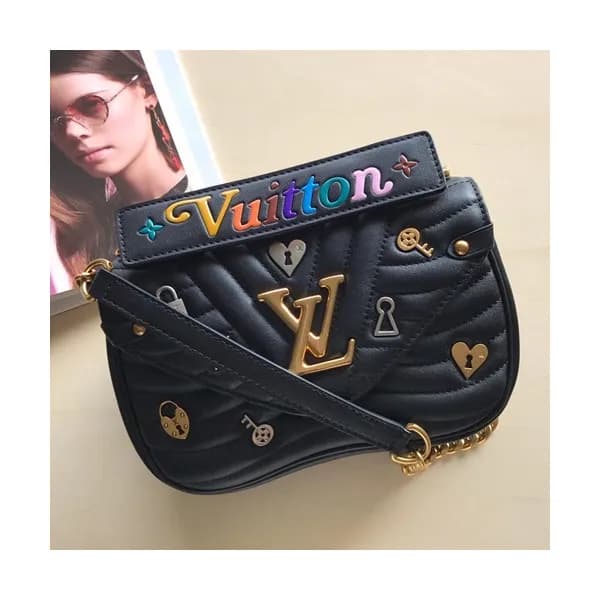 Louis Viutton 2019 New Wave Chain Shouder Cross Ba… - 1