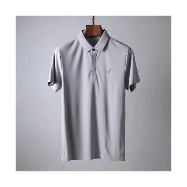 Burberry 2019 Mens Business Polo Cotton Short Slee… - 1