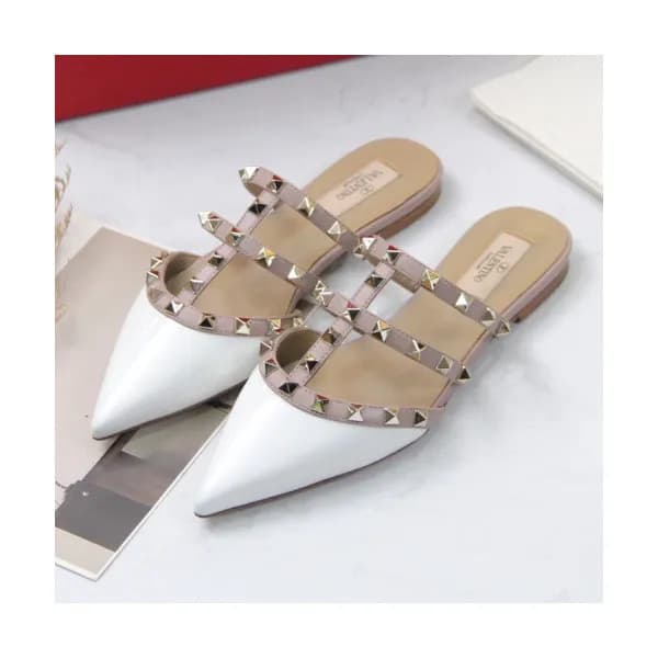 Valentino 2019 Womens Rock Stud Strap Bloafer - 발렌… - 1