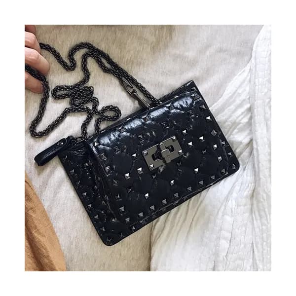 Valentino 2019 Leather Garavani Rockstud Spike Cha… - 1