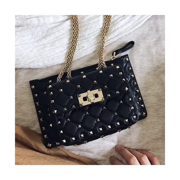 Valentino 2019 Leather Garavani Rockstud Spike Cha… - 1