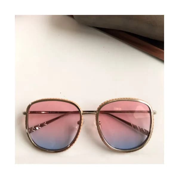 Chanel 2019 Womens Trendy Metal Frame Sunglasses -… - 1