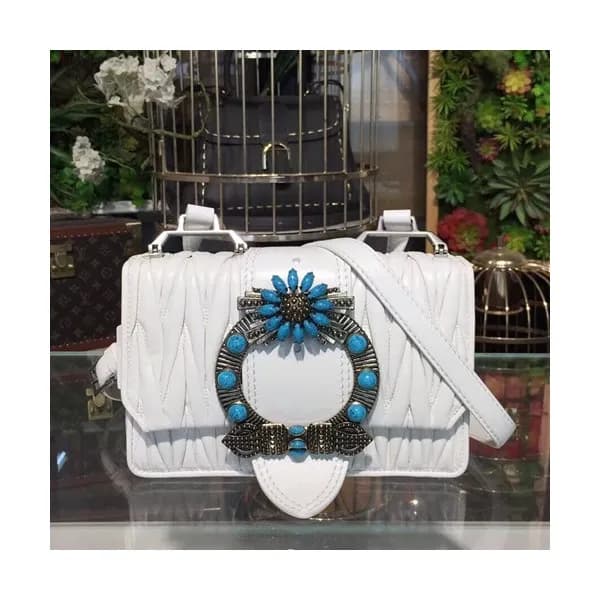 MiuMiu 2019 Lady Shoulder Cross Bag,22.5cm - 미우미우 … - 1