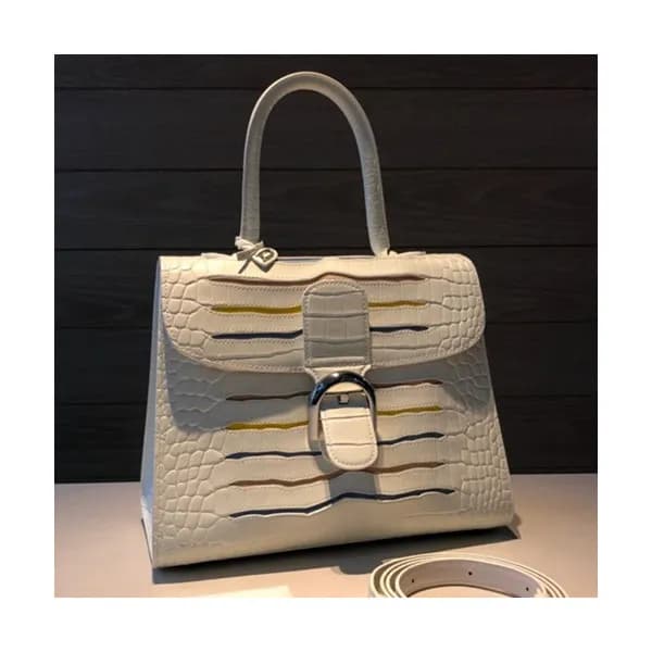 Delvaux 2019 Brillant Leather Tote Shoulder Bag,28… - 1