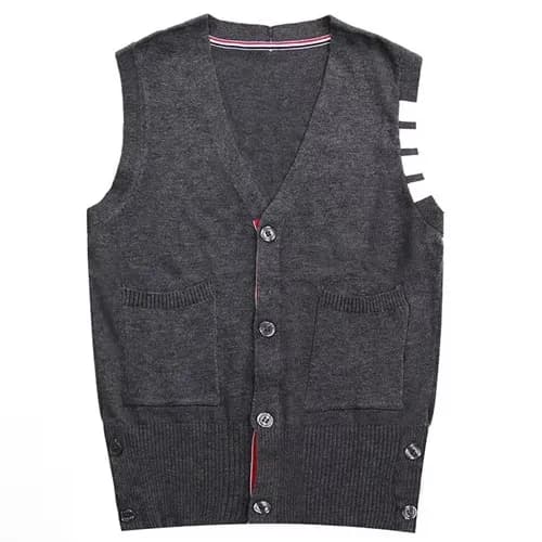 Thom Browne 2019 Mens Wool Vest - 톰브라운 2019 남성 울 … - 1