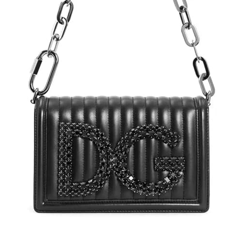 Dolce&Gabbana 2019 Leather Chain Cross Bag ,21CM -… - 1