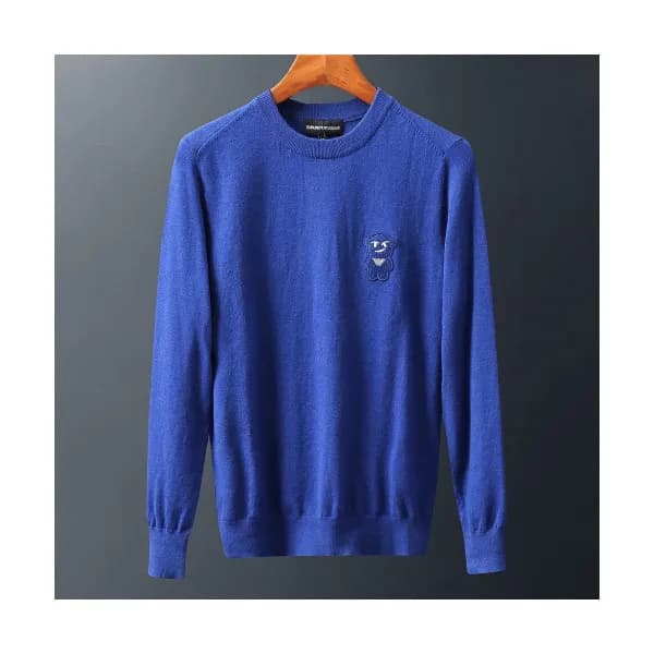 Armani 2019 Mens Crew Neck Wool Sweater - 알마니 201… - 1