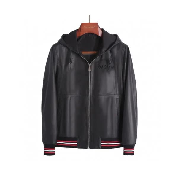 Dior 2019 Mens Logo Leather Jacket - 디올 2019 남성 레더… - 1