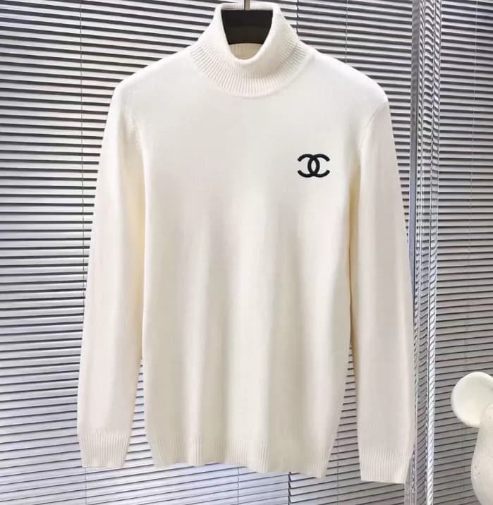 Chanel 2019 Mans 'cc' Logo Turtle-neck Woo… - 1