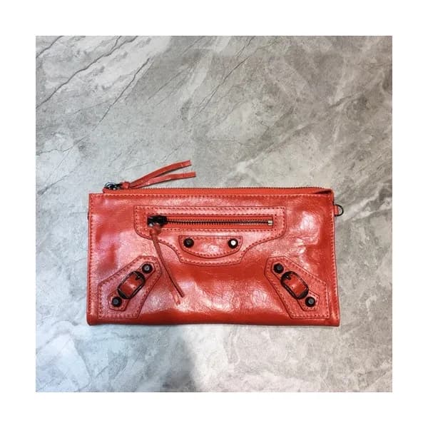 Balenciaga 2019 Leather Clutch Bag / Shoulder Cros… - 1