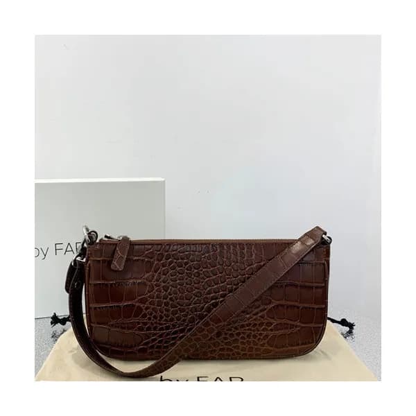 By Far 2019 Leather Tote Shoulder Bag,28cm - 바이 파 … - 1