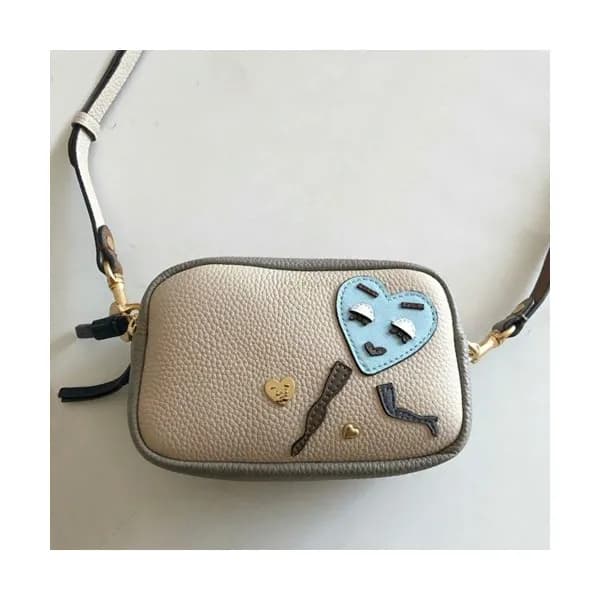 Tory Burch 2019 Leather Camera Shoulder Bag,17.5cm… - 1