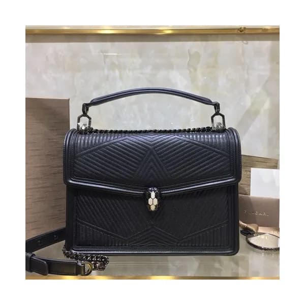 Bvlgari 2019 Serpenti Forever Chain Tote Shoulder … - 1