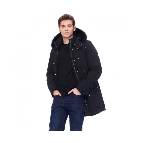 [매장판] Moose Knuckle 2019 Mens Logo Goose Down Park… - 1