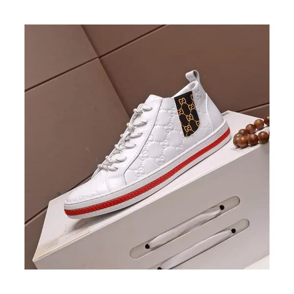 Gucci 2020 Mens Leather Sneakers - 구찌 2020 남성용 레더 … - 1