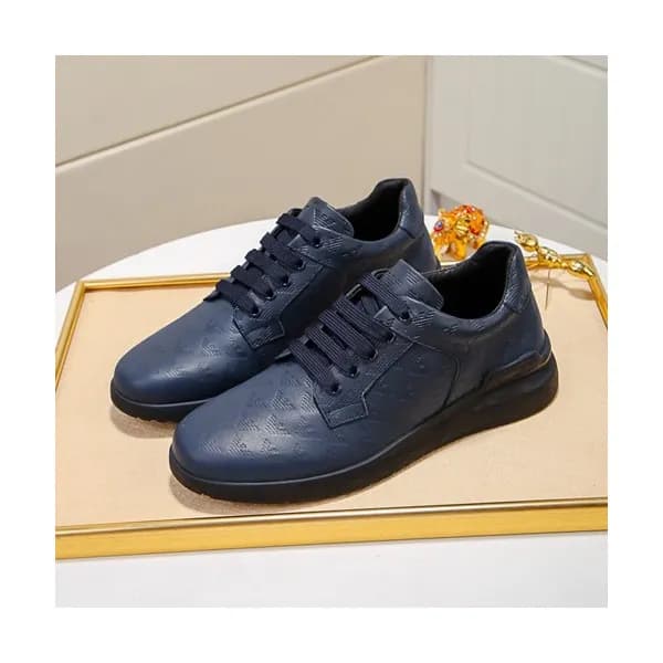 Armani 2019 Mens Leather Sneakers - 알마니 2019 남성용 … - 1