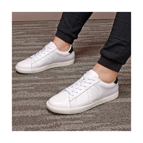 Armani 2020 Mens Leather Sneakers - 알마니 2020 남성용 … - 1