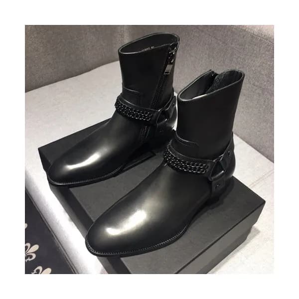 Saint Laurent 2020 Mens Leather Boots - 입생로랑 2020 … - 1