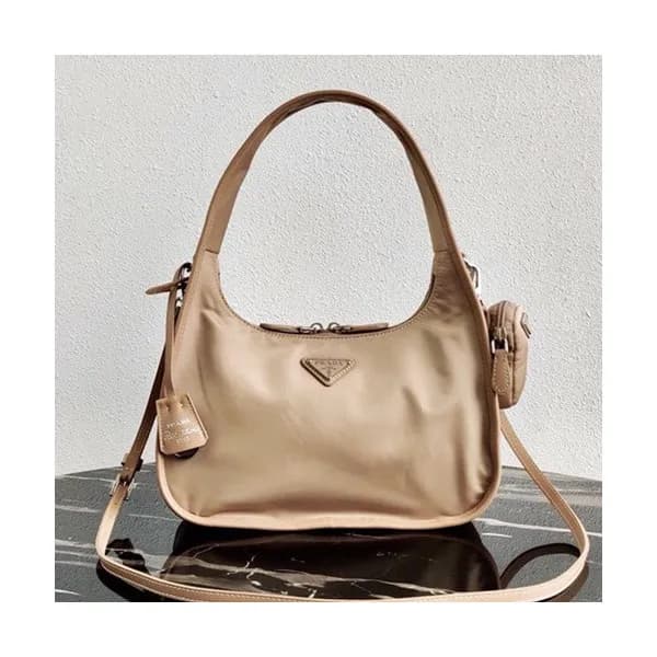 Prada 2020 Nylon Hobo Tote Shoulder Bag,34CM - 프라다… - 1