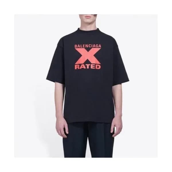 [발렌시아가]Balenciaga 2019 Mm/Wm Logo Cotton Short Sle… - 1