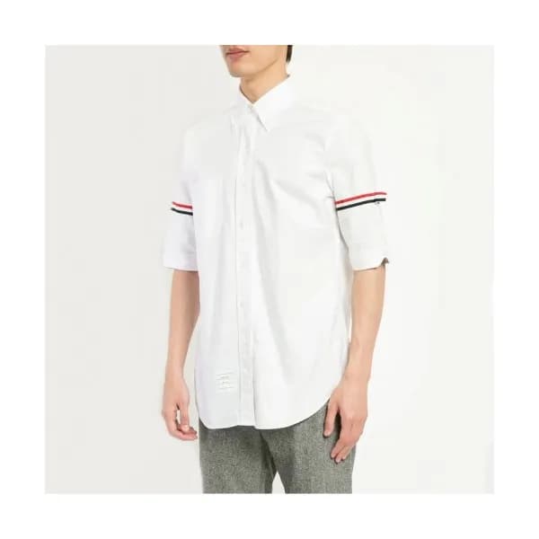 [톰브라운]Thom Browne 2020 Mens Strap Cotton Short Sle… - 1