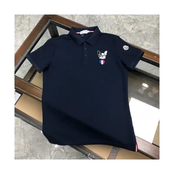 [매장판]Moncler 2020 Mens Logo Silket Short Sleeved P… - 1