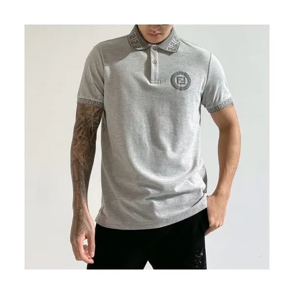 [펜디]Fendi 2020 Mens Logo Casual Short Sleeved Polo… - 1