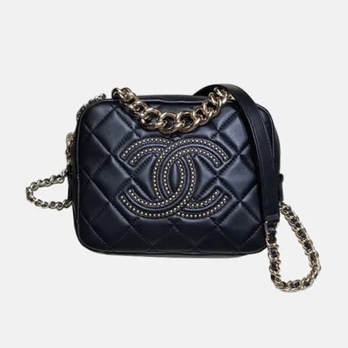 Chanel 2020 Leather Camera Chain Cross Bag,18CM - … - 1