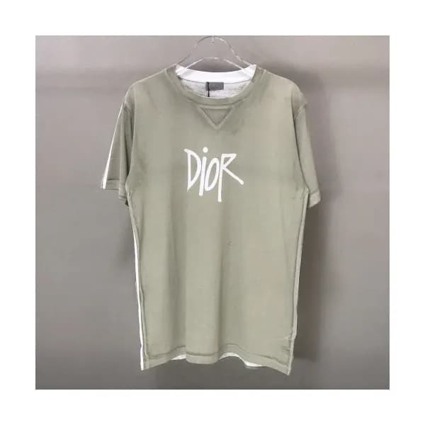 [디올]Dior 2020 Mens Casual Crew-neck Short Sleeved … - 1