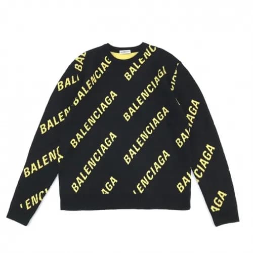 [발렌시아가]Balenciaga 2020 Mm/Wm Logo Crew-neck Sweate… - 1