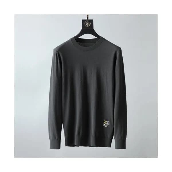 [로에베]Loewe 2020 Mens Logo Crew-neck Wool Sweaters … - 1