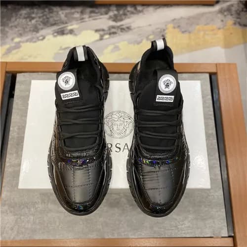 Versace 2021 Men's Leather Sneakers - 베르사체 202… - 1