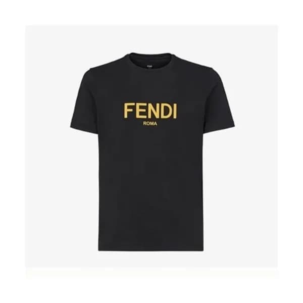 [펜디]Fendi 2021 Mens Logo Casual Short Sleeved Tshi… - 1