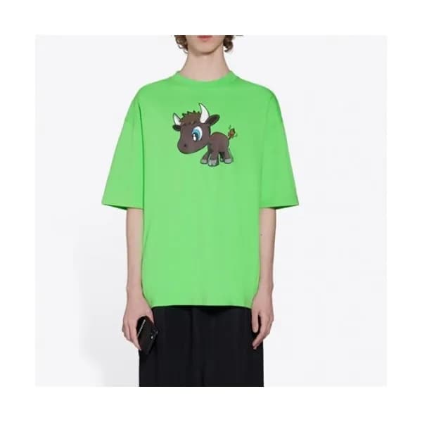 [발렌시아가]Balenciaga 2021 Mm/Wm Logo Cotton Short Sle… - 1