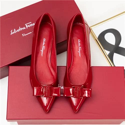 Salvatore Ferragamo 2021 Women's Leather Flat … - 1