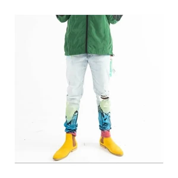 Off-white 2021 Mens Logo Denim Jeans - 오프화이트 2021 … - 1