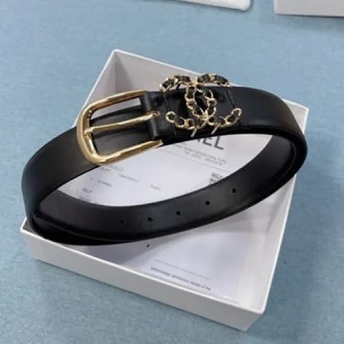 Chanel 2021 Women's Leather Belt,3.0cm - 샤넬 20… - 1