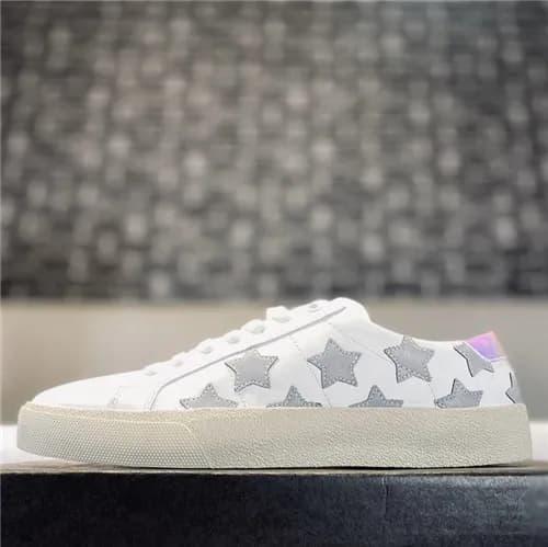 [매장판]Saint Laurent 2021 Men's Leather Sneakers… - 1