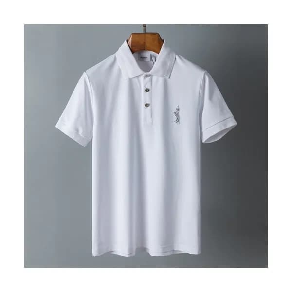 Burberry Mens Logo Cotton Short Sleeved Tshirts N… - 1