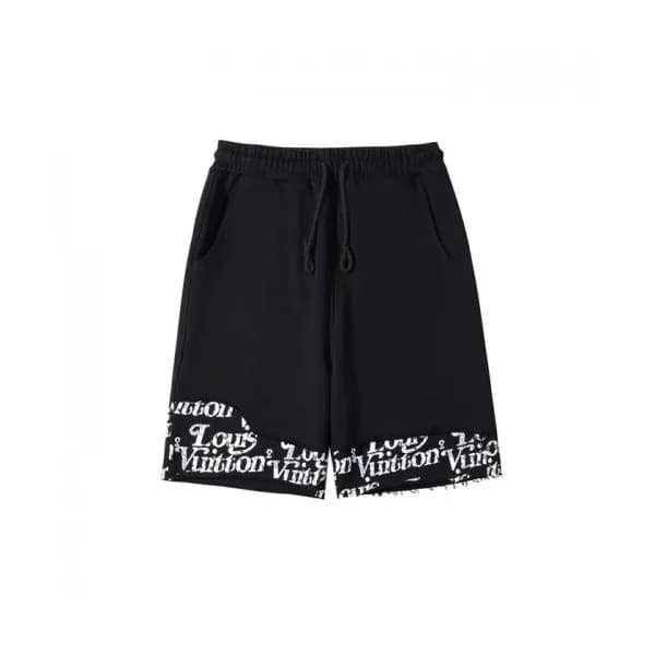 Louis vuitton Mens Casual Half Pants Black - 루이비통… - 1