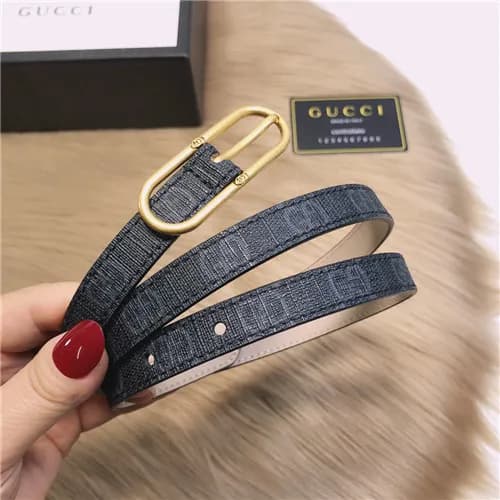 Gucci 2021 Women's Leather Belt,1.5cm,GUBT0209… - 1