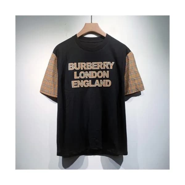 Burberry Mm/Wm Logo Cotton Short Sleeved Tshirts … - 1