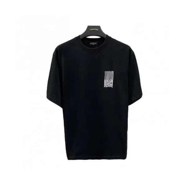 Balenciaga Mm/Wm Logo Cotton Short Sleeved Tshirt… - 1
