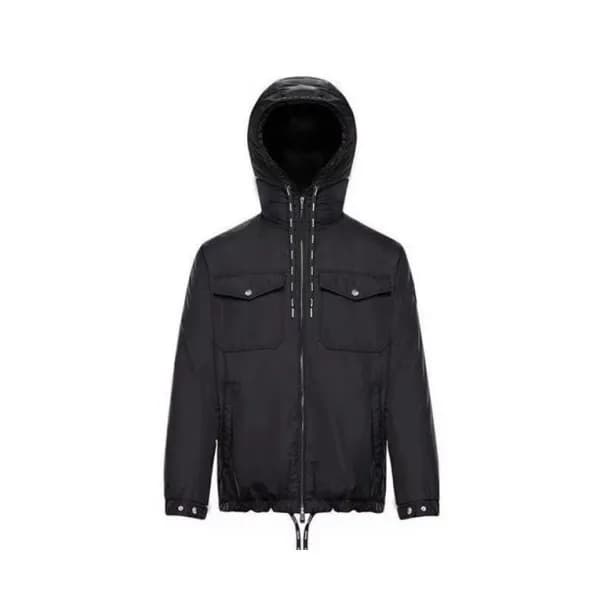 Moncler Mens Logo Casual Jackets Black - 몽클레어 202… - 1