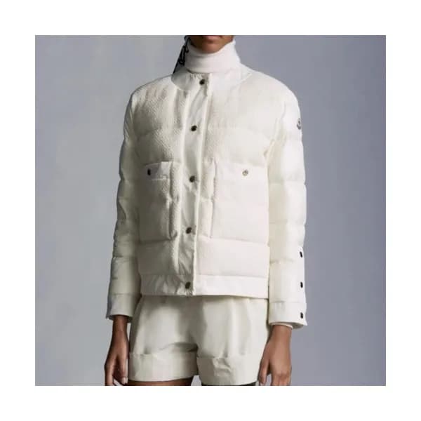 Moncler Womens Patch Logo Modern Duck Down Short… - 1