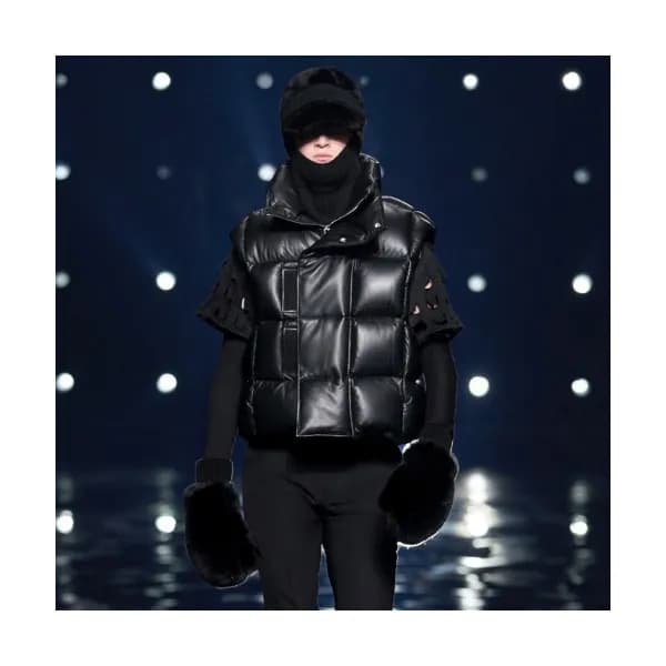 Givenchy Mens Casual Goose-down Leather Vest - 지방시… - 1