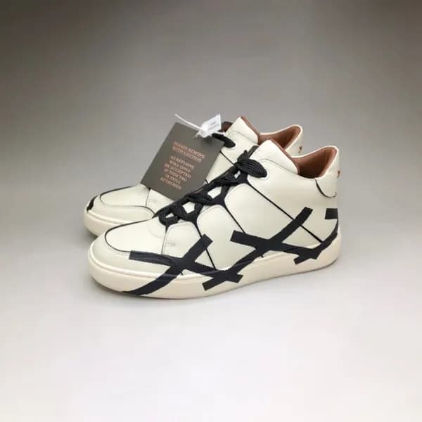 제냐 남성 화이트 하이탑 스니커즈 - Mens White Sneakers - zeg0394… - 1