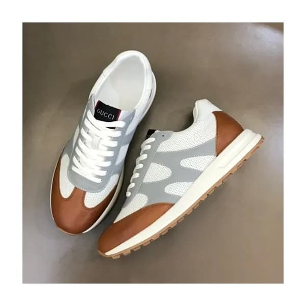 구찌 남성 클래식 카멜 스니커즈- Mens Camel Sneakers - guc05135X - 1