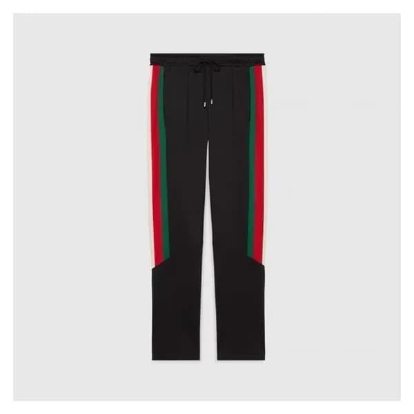 구찌 남성 캐쥬얼 블랙 팬츠 - Gucci Mens Black Pants - guc0524… - 1